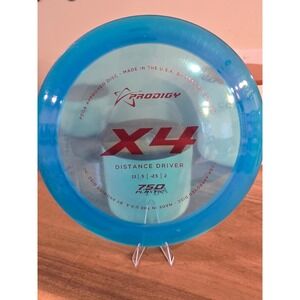 New Prodigy X4 750 Plastic Distance Driver Disc Golf Blue 172g